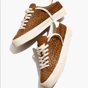 Madewell sidewalk spot dot low top sneakers - size 9